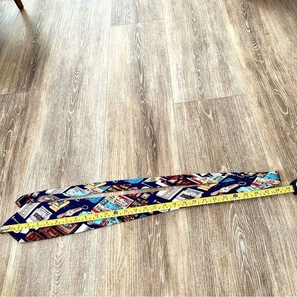 Nicole Miller Helig Meyers vintage silk novelty tie - Picture 4 of 8